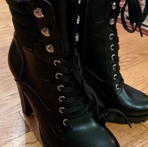 Guess platform booties